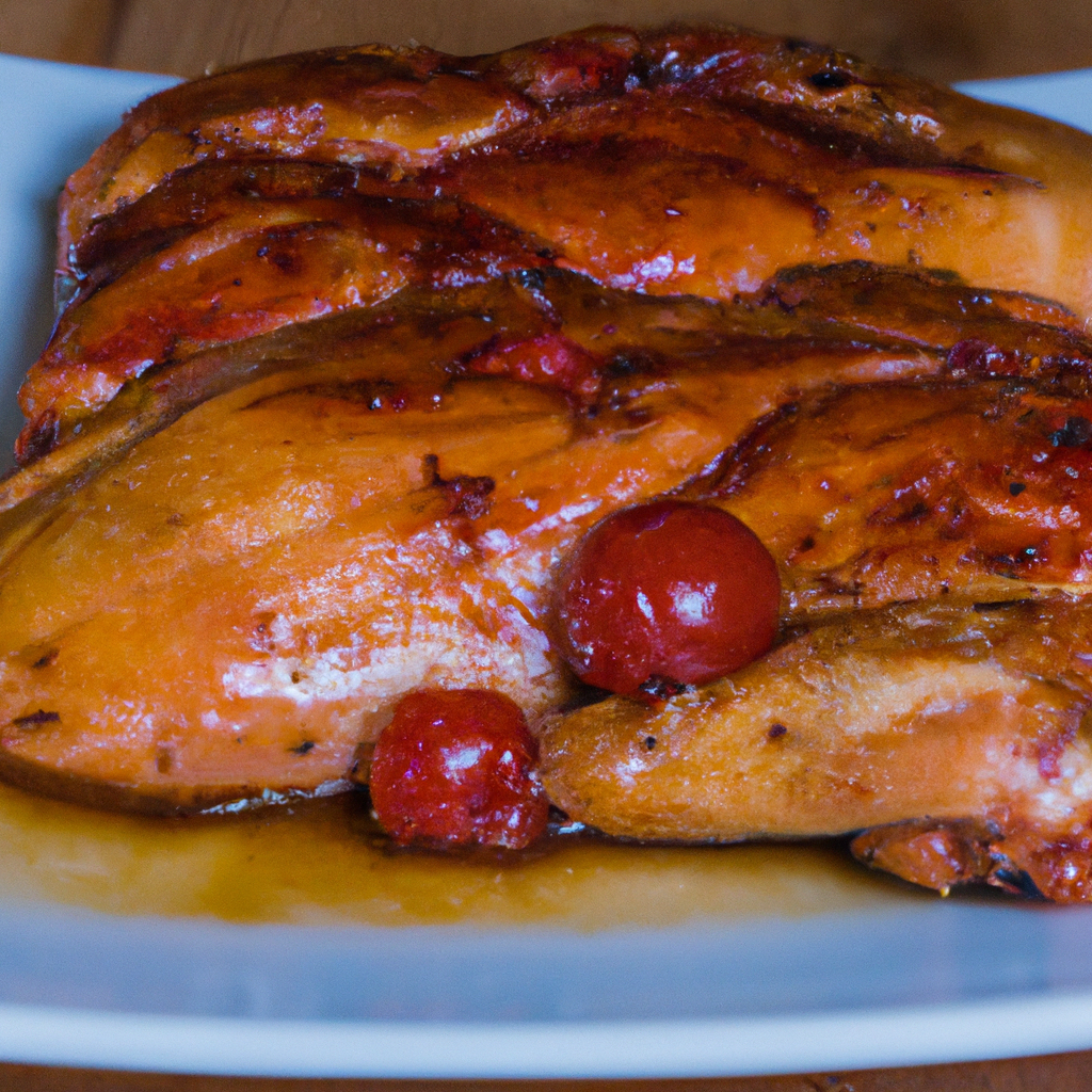 Roasted Chicken Breast With Cherry Recipe